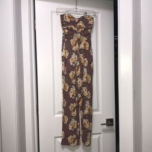 Floral jumpsuit!
